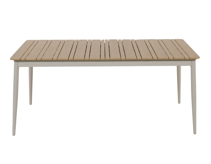 Malmø Svala Havemøbelsæt - 100x180/235 cm - Gråhvid