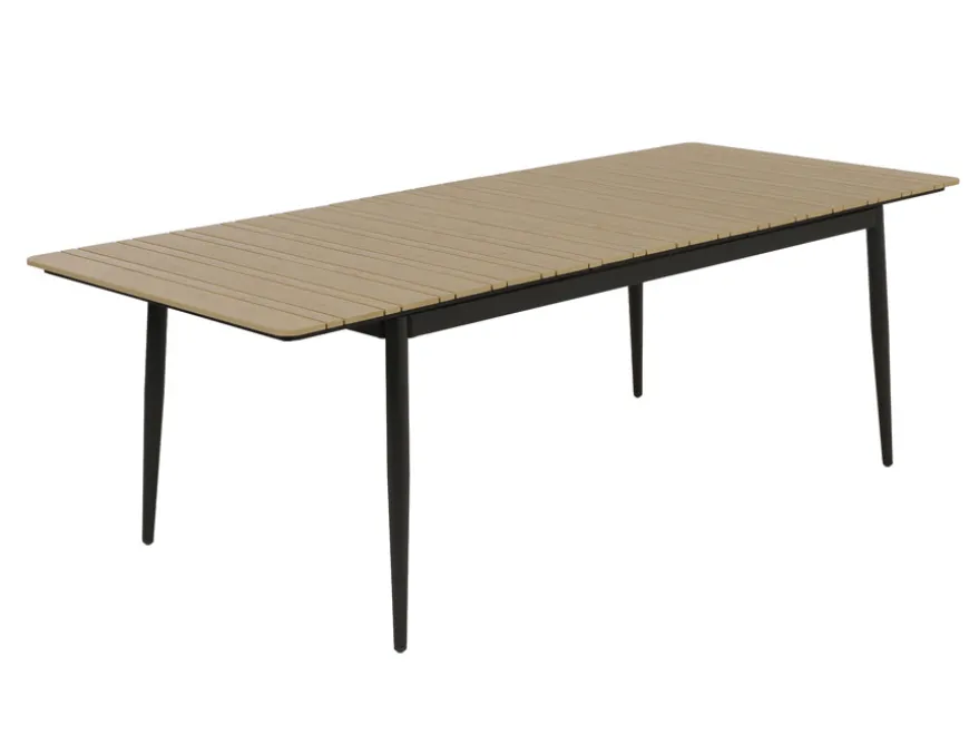 Malmø Udtræksbord - 100x180/235 cm - Mørkegrå