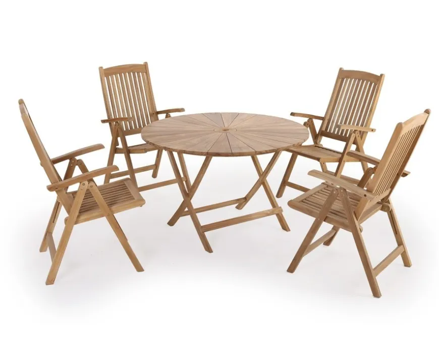 Matahari 120 Madrid Teak Havemøbelsæt