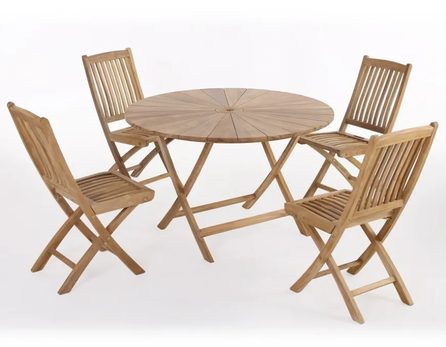 Matahari 120 Mia Teak Havemøbelsæt