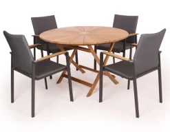 Matahari Lea Havemøbelsæt - Ø 120 cm