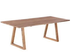 Maxi Plankebord 100x240 cm - m/bordben i teak - Trapez