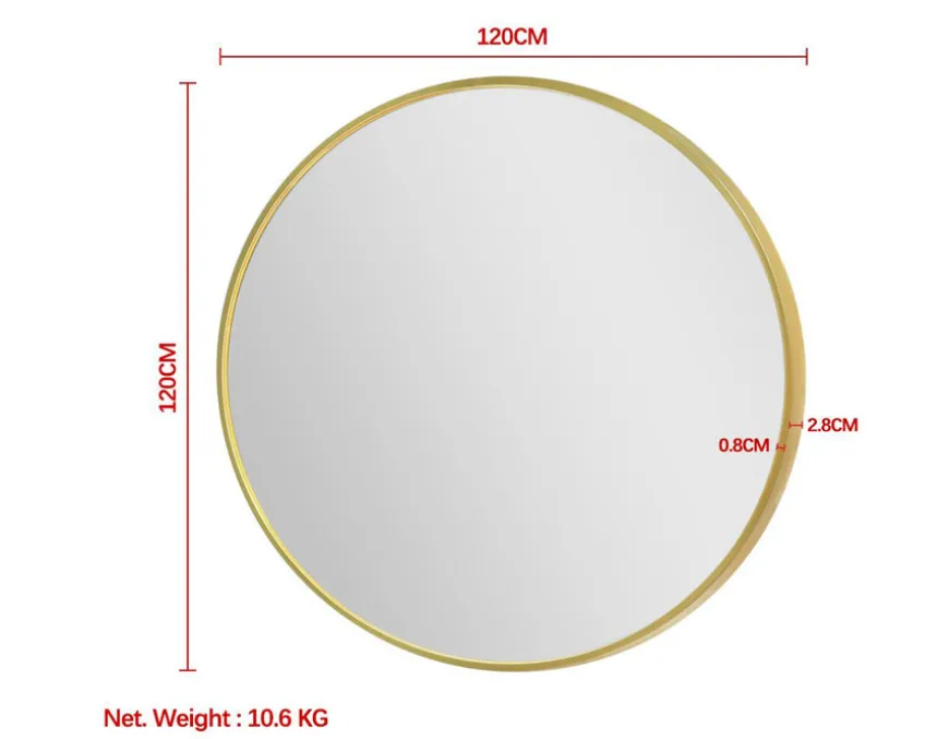 Merkur Rundt Spejl - Ø: 120 cm