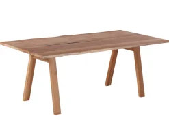 Mika Plankebord 100x240 cm - m/bordben i teak - Skrå