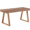 Mika Plankebord 90x200 cm - m/bordben i teak - Trapez
