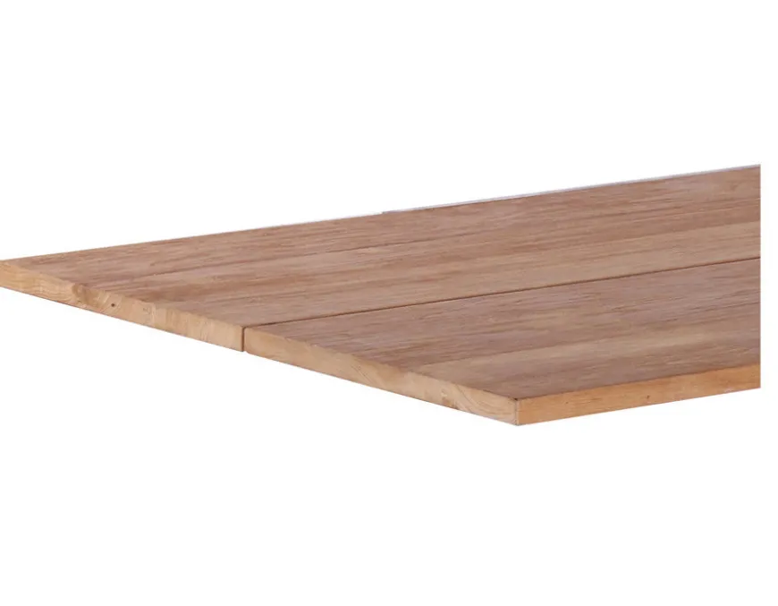 Milo Plankebord 100x240 cm - m/bordben i teak - Kryds