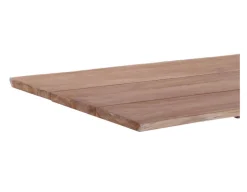 Mona Plankebord 90x200 cm - m/bordben i teak - Kryds