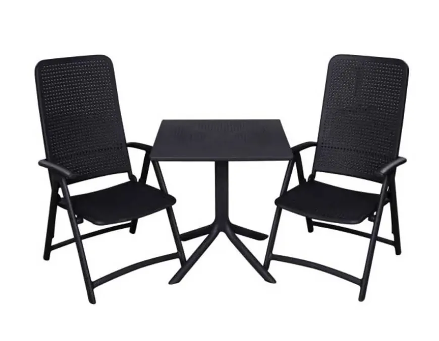Nardi Clip Darsena Cafesæt 70x70 - Antracit