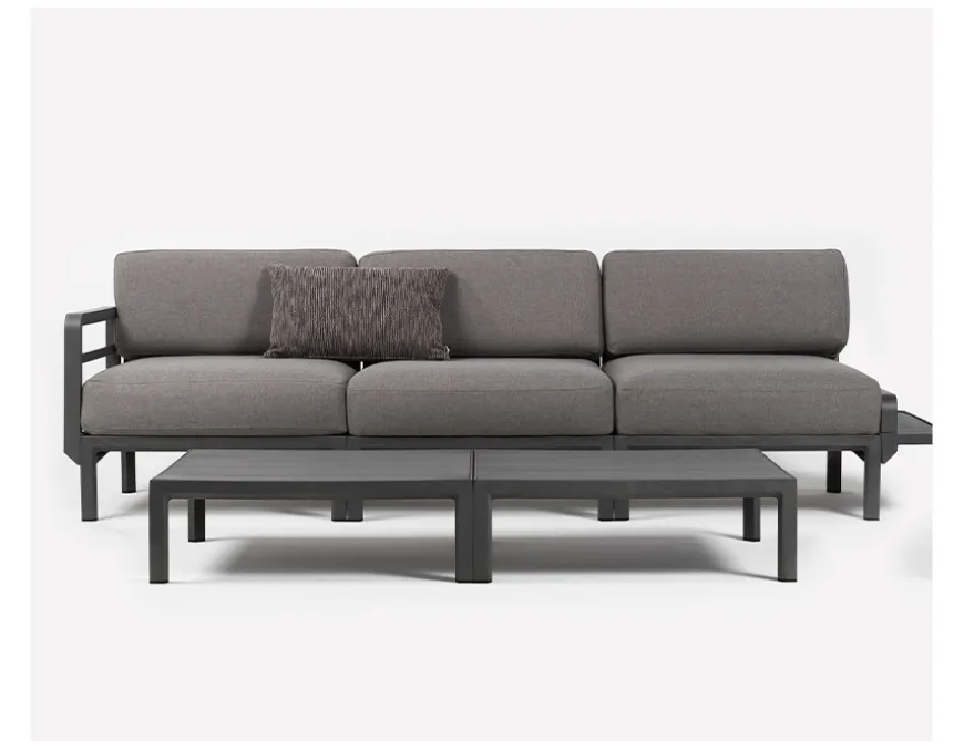 Nardi Maximo Loungebord 80x80 cm - Antracit