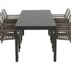 Nardi Rio Doga Havemøbelsæt 140-210cm - Antracit/Tabacco