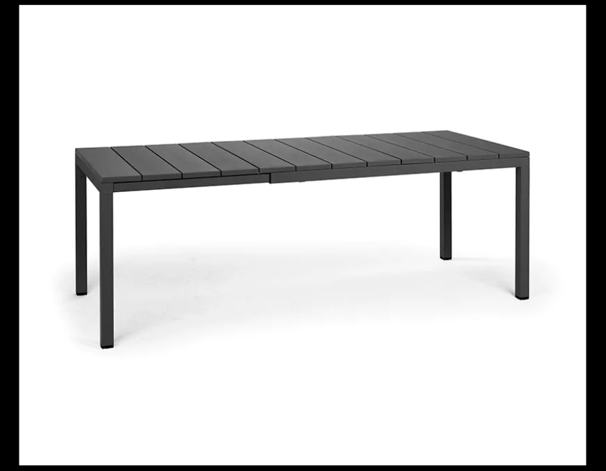 Nardi Rio Doga Havemøbelsæt 140-210cm - Antracit/Tabacco