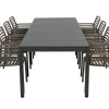 Nardi Rio Doga Havemøbelsæt 210-280cm - Antracit/Tabacco