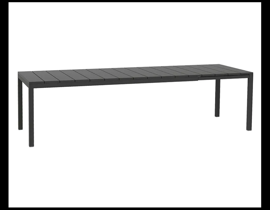 Nardi Rio Doga Havemøbelsæt 210-280cm - Antracit/Tabacco