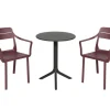 Nardi Spritz Cassia Cafesæt Ø60 - Antracite/Borgogna