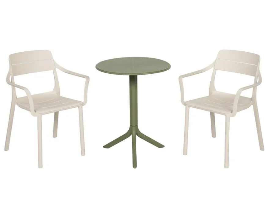 Nardi Spritz Cassia Cafesæt Ø60 - Agave/Sand