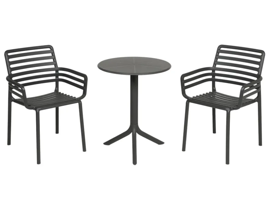 Nardi Spritz Doga Cafesæt Ø60 - Antracit