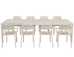 Nardi Tevere Cassia Havemøbelsæt 210-275cm - Sand