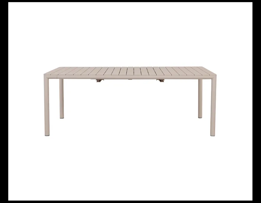 Nardi Tevere Cassia Havemøbelsæt 210-275cm - Sand/Borgogna