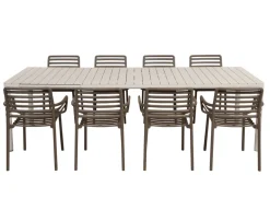 Nardi Tevere Doga Havemøbelsæt 210-275cm - Sand/Tabacco