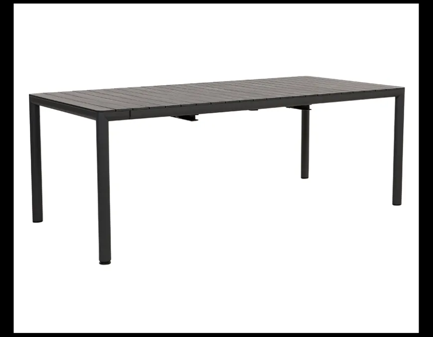 Nardi Tevere/Cassia Havemøbelsæt 210-275cm - Antracit/Borgogna