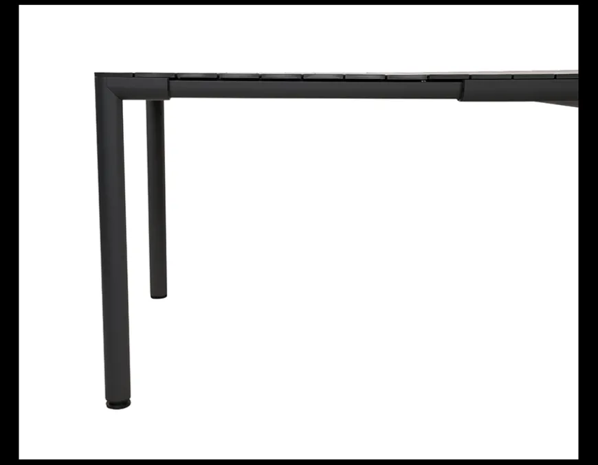 Nardi Tevere/Cassia Havemøbelsæt 210-275cm - Antracit/Borgogna