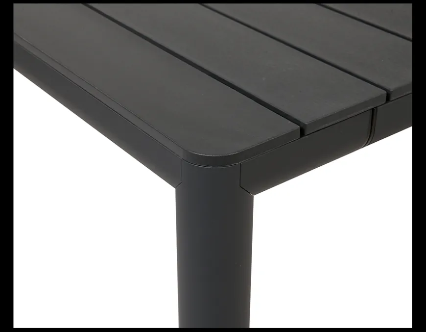 Nardi Tevere/Cassia Havemøbelsæt 210-275cm - Antracit/Borgogna