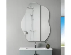 Neptun Organisk Spejl - 75x100 cm
