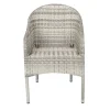 Nydala Andrea Havemøbelsæt m/6 stole - 90x200/280 - Grå
