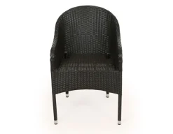 Nydala Andrea Havemøbelsæt m/6 stole - 90x200/280 - Grå/Sort