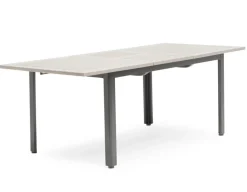 Nydala Geneve Havemøbelsæt m/4 stole - 90x150/200 - Grå