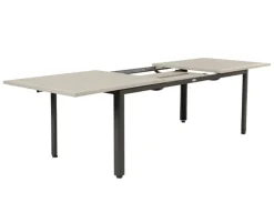 Nydala Geneve Havemøbelsæt m/4 stole - 90x150/200 - Grå