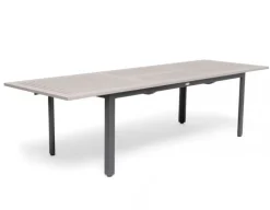 Nydala Havebord - 90x200/280 cm - Lys Grå