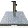Parasolfod 40 kg - Grå granit m/hjul