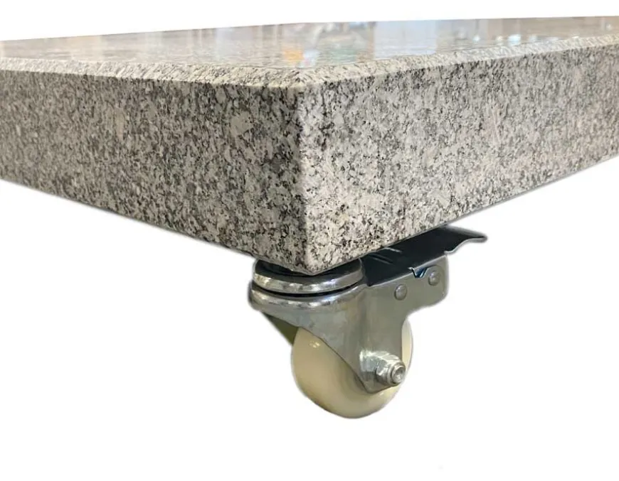Parasolfod til Hængeparasol 120 kg - Granit m/hjul