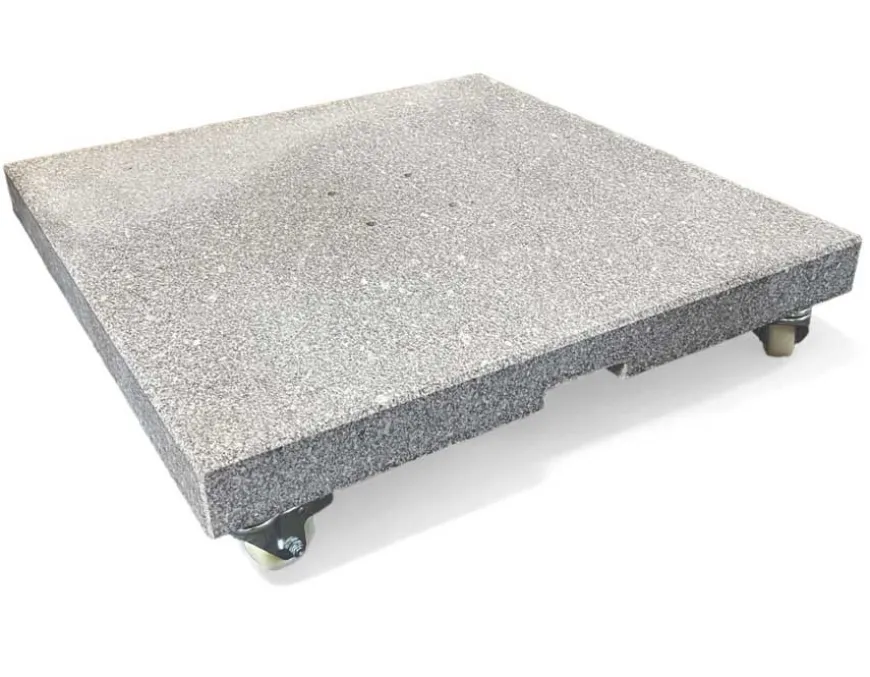 Parasolfod til Hængeparasol 120 kg - Granit m/hjul