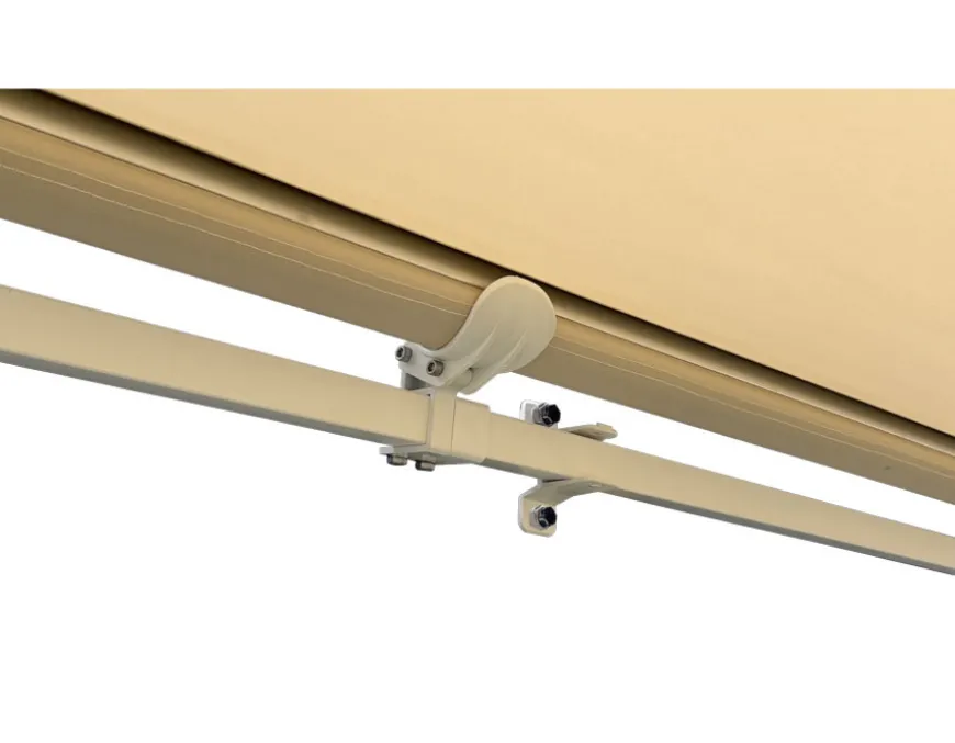Pil Markise - Semikassette m/Motor - 4,8 x 3 m - Hvid/Beige