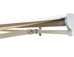 Pil Markise - Semikassette m/Motor - 4,8 x 3 m - Hvid/Beige
