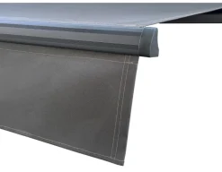 Pil Markise - Semikassette m/Motor - 3,5 x 3 m - Grå/Grå