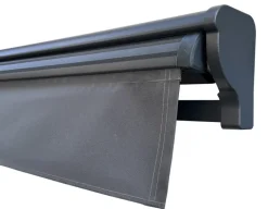Pil Markise - Semikassette m/Motor - 3,5 x 3 m - Grå/Grå