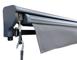 Pil Markise - Semikassette m/Motor - 3,5 x 3 m - Grå/Grå