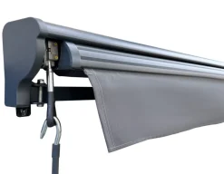 Pil Markise - Semikassette m/Motor - 4,8 x 3 m - Grå/Grå