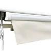 Pil Markise - Semikassette m/Motor - 3,5 x 3 m - Hvid/Beige