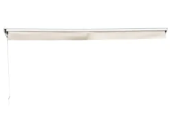 Pil Markise - Semikassette m/Motor - 3,5 x 3 m - Hvid/Beige