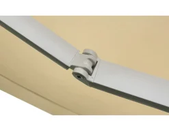 Pil Markise - Semikassette m/Motor - 3,5 x 3 m - Hvid/Beige