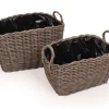 Plantekurv Lille - Oval - Naturrattan