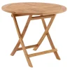 Prag Teak Havebord - Ø 90 cm
