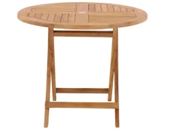 Prag Teak Havebord - Ø 90 cm