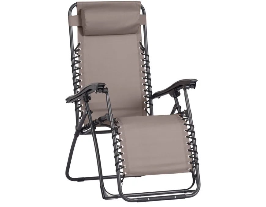 Relax stol - Sort/Taupe
