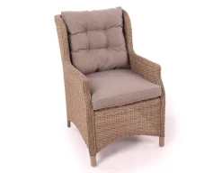 Rio Dusty Cafesæt m/2 loungestole - Ø 70 cm - m/vandafv. hynder