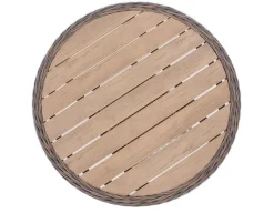Rio Dusty Cafesæt m/2 loungestole - Ø 70 cm - m/vandafv. hynder
